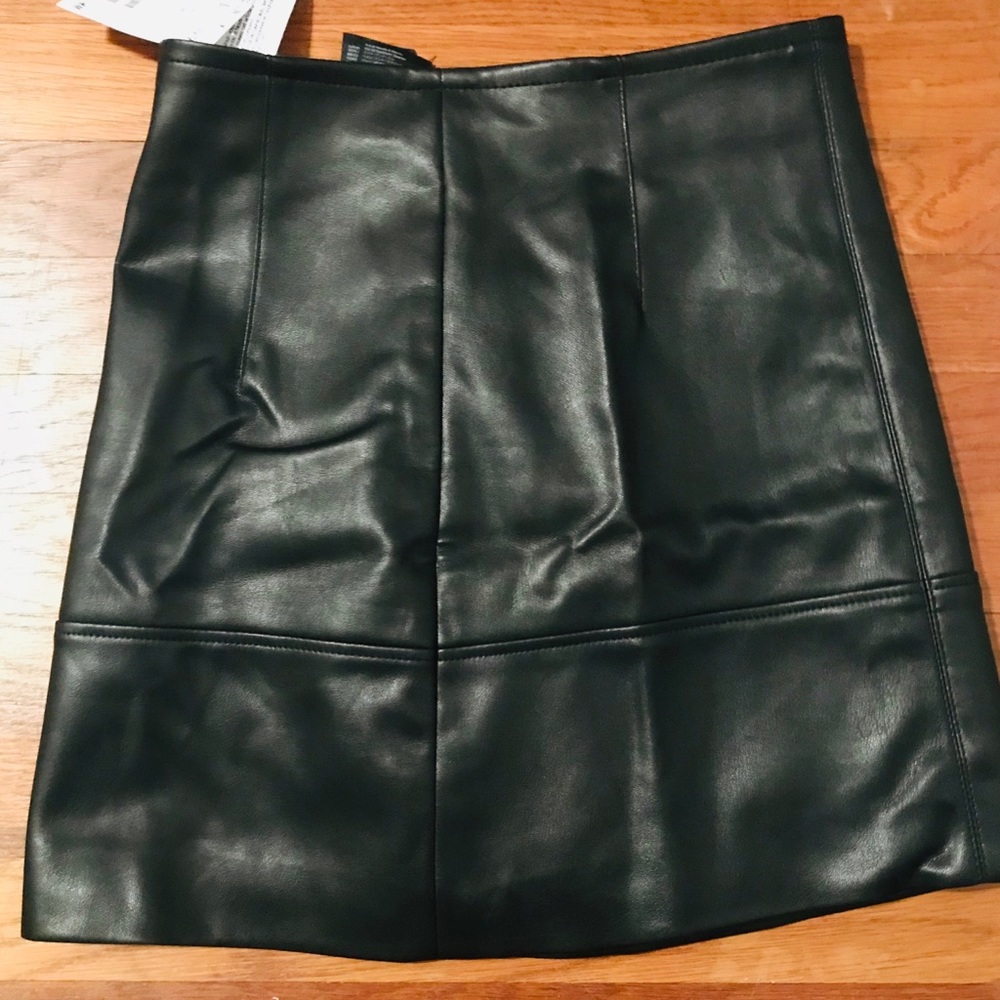 H&M Leather Skirt